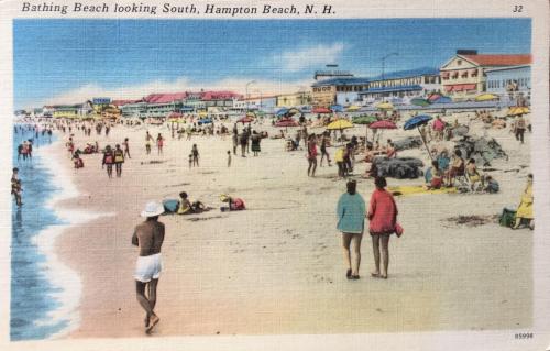 Vintage Hampton Beach postcard